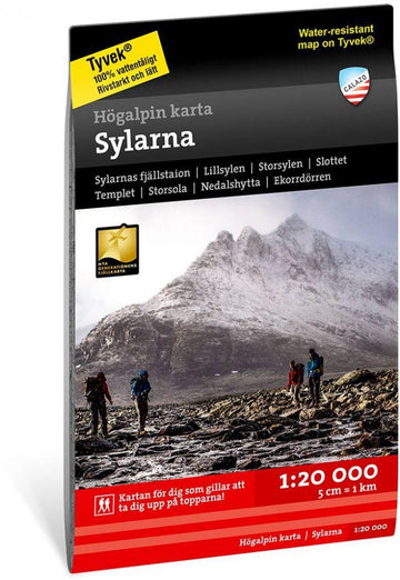 Högalpin karta Sylarna