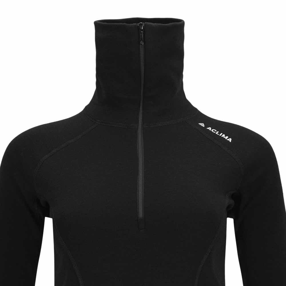 Aclima Aluspaidat WarmWool Polo w/Zip Women&#39;s Treeline Outdoors