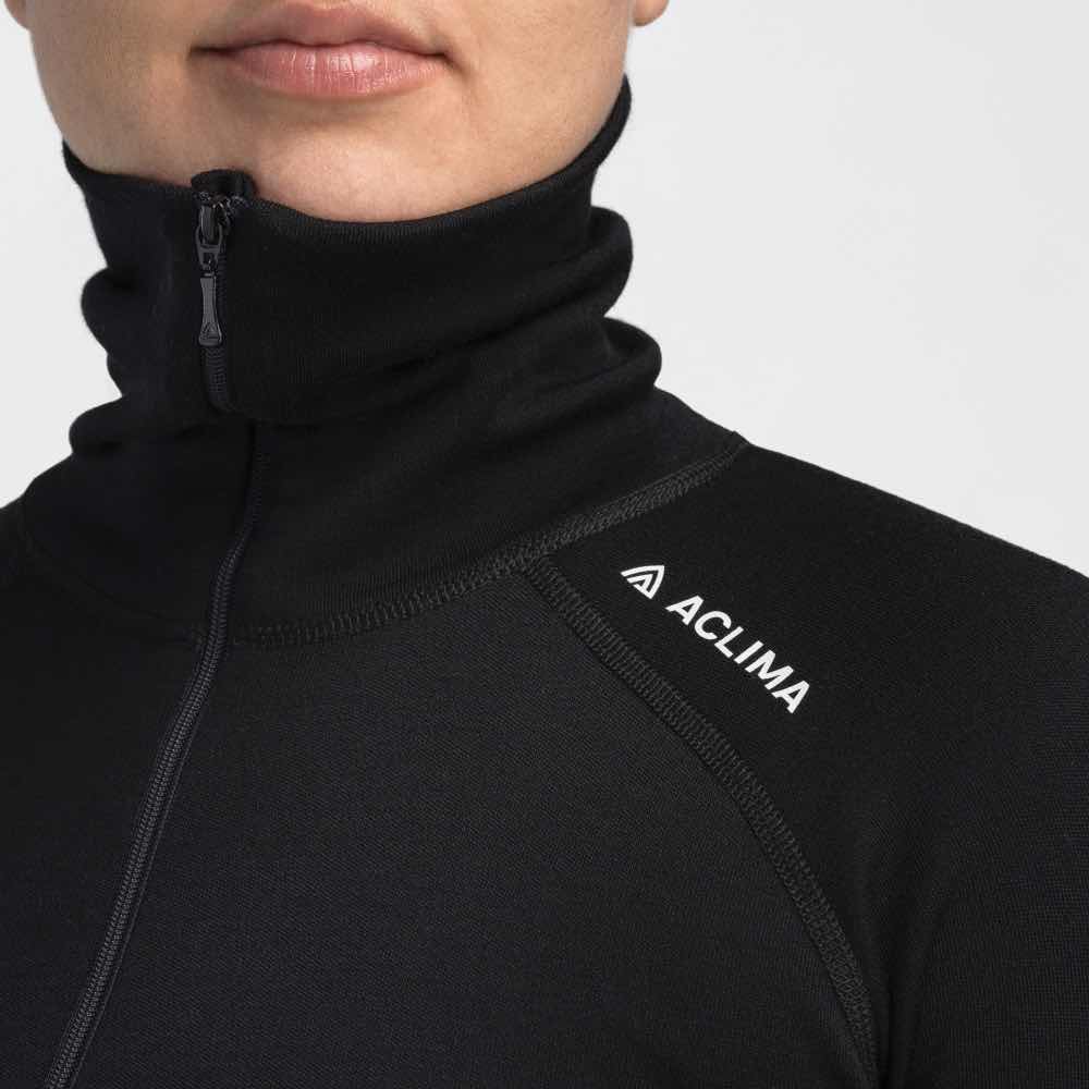 Aclima Aluspaidat WarmWool Polo w/Zip Women&#39;s Treeline Outdoors