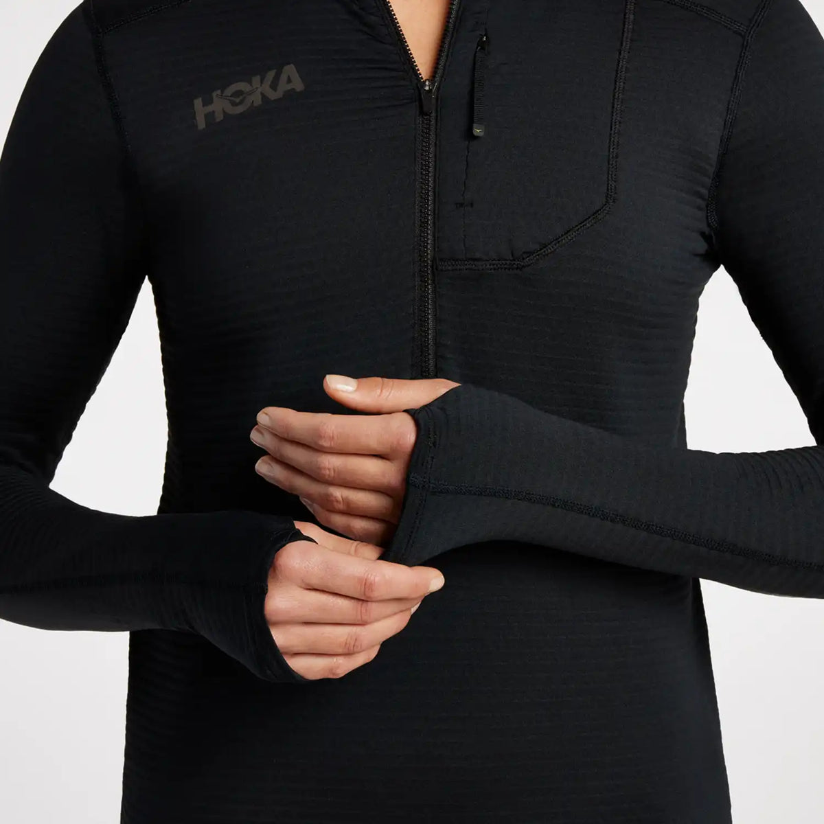 Hoka Pitkähihaiset paidat 1/2 Zip Long Sleeve Shirt Women Treeline Outdoors