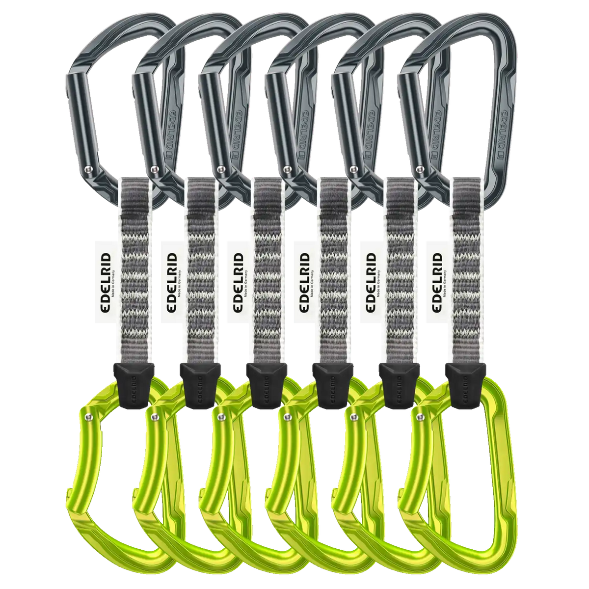 Edelrid Jatkot Pure Set Jatko 10cm 6-pack Treeline Outdoors