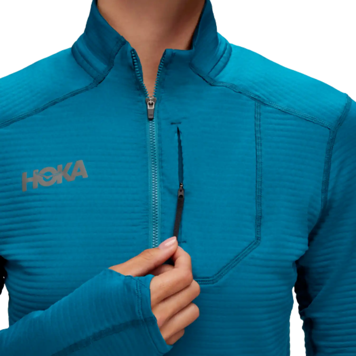 Hoka Pitkähihaiset paidat 1/2 Zip Long Sleeve Shirt Women Treeline Outdoors