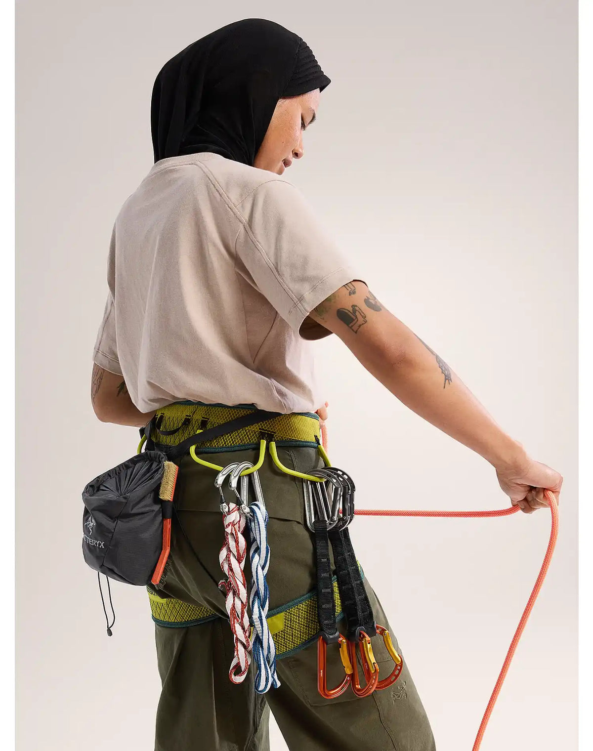 Arc&#39;teryx Magnesiumpussit Ion Lightweight Chalk Bag Treeline Outdoors