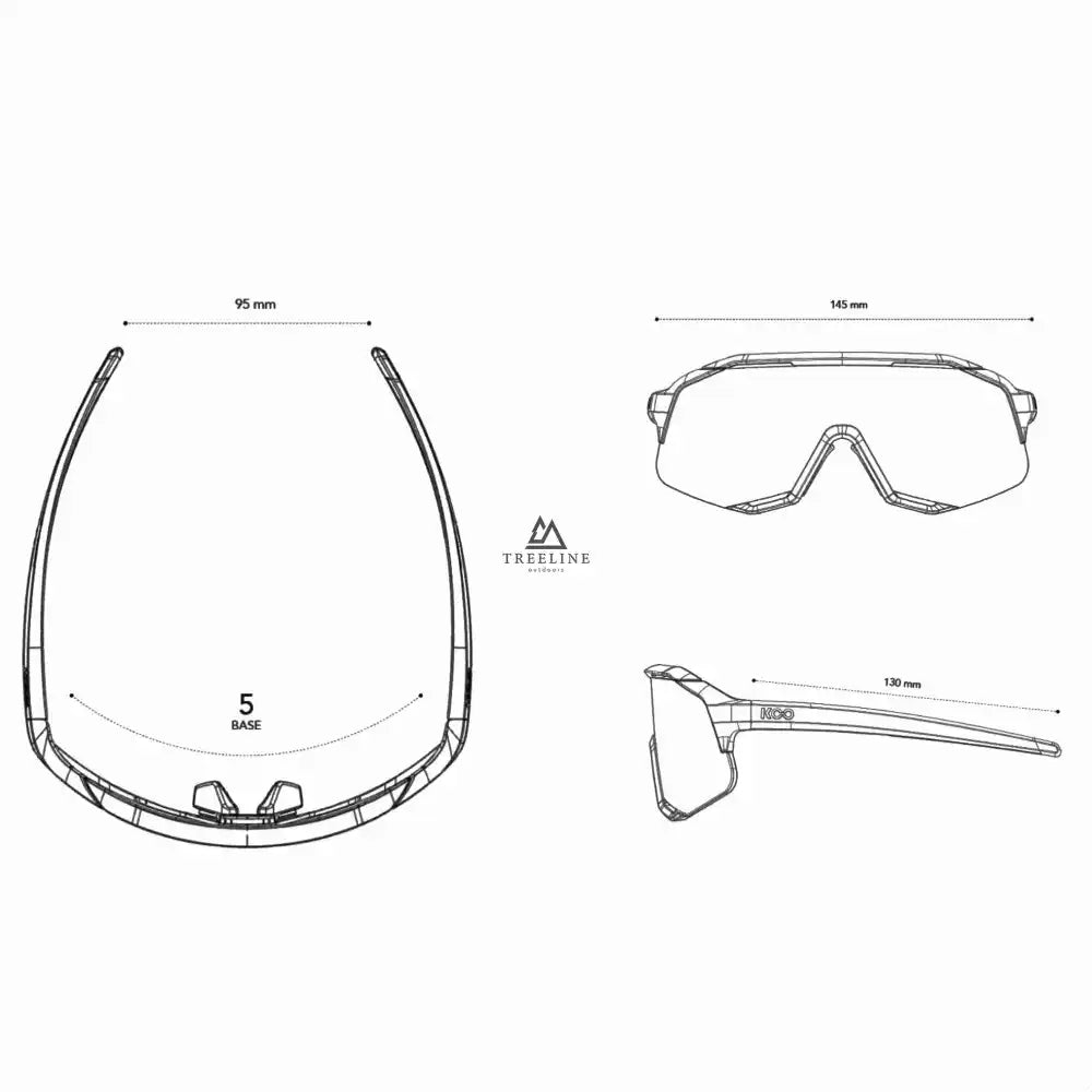 KOO Aurinkolasit ja jäätikkölasit Demos Treeline Outdoors