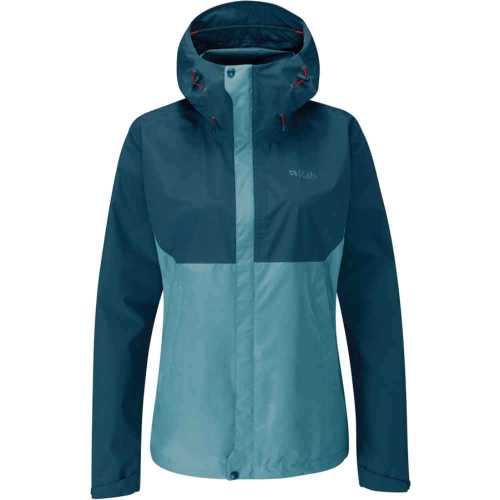 Rab Vedenpitävät kuoritakit Downpour Eco Waterproof Jacket Women&#39;s Treeline Outdoors