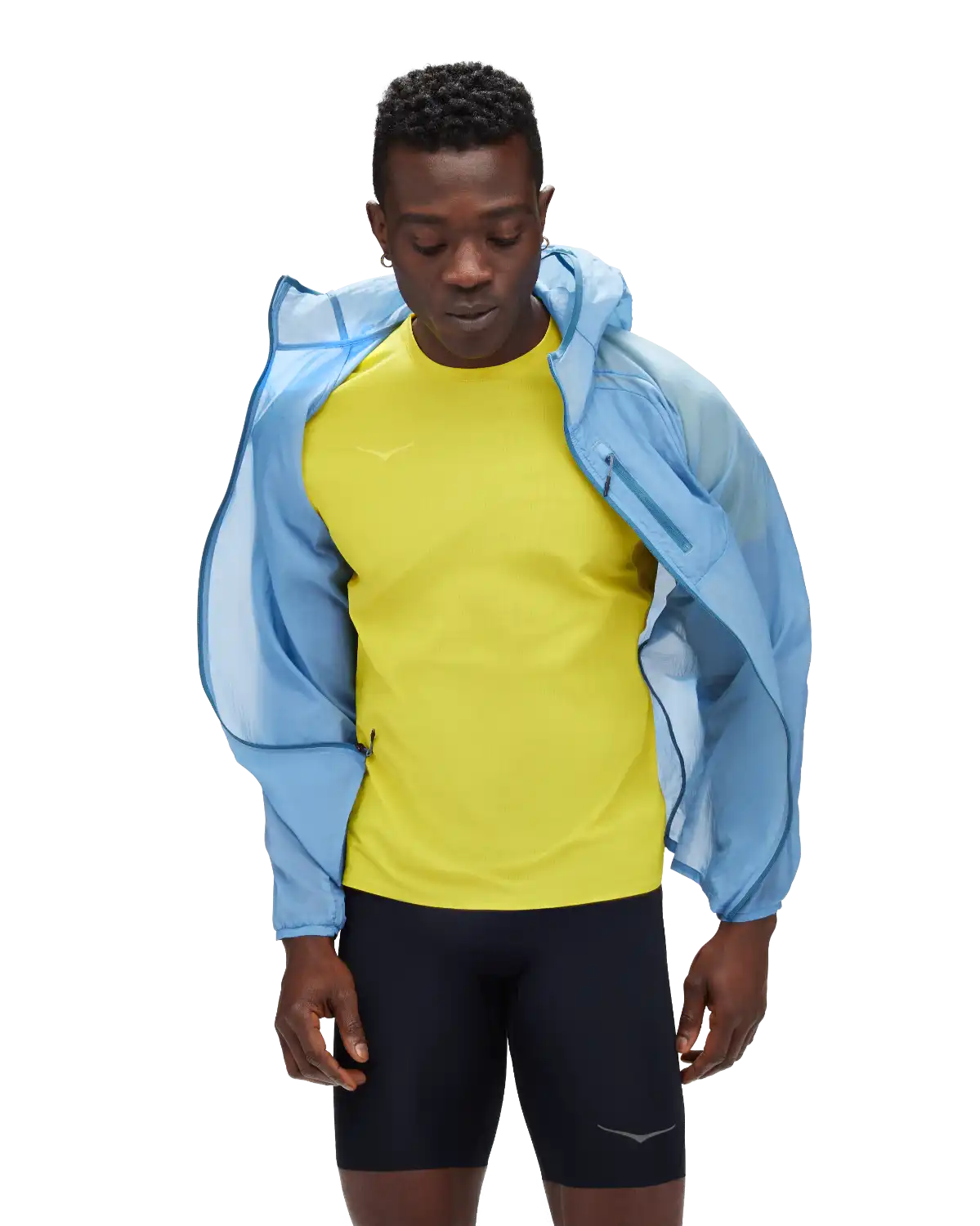 Hoka Tuulenpitävät takit Skyflow Wind Jacket Men&#39;s Treeline Outdoors