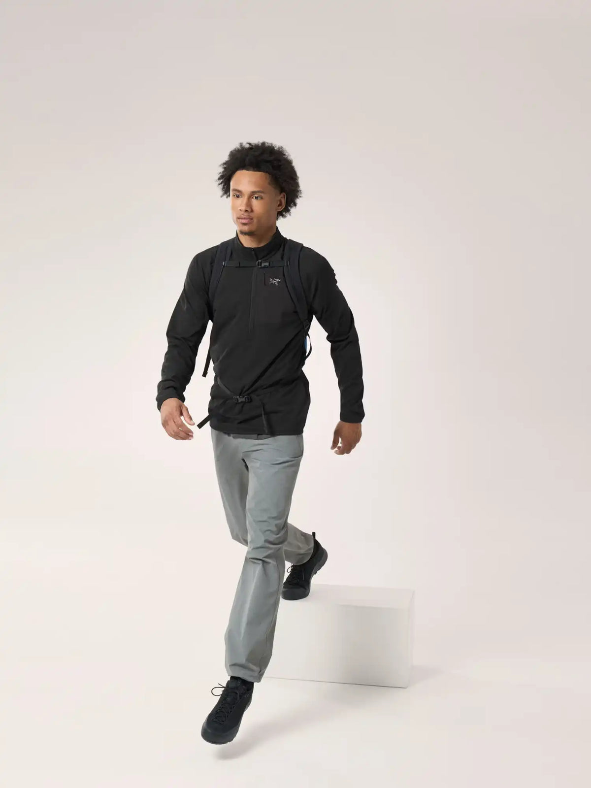 Arc&#39;teryx Fleecetakit Delta 1/2 Zip Neck Men Treeline Outdoors