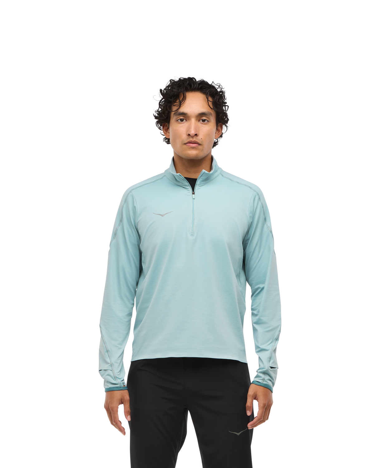 Hoka Pitkähihaiset paidat Glidetech Quarter Zip Men&#39;s Treeline Outdoors