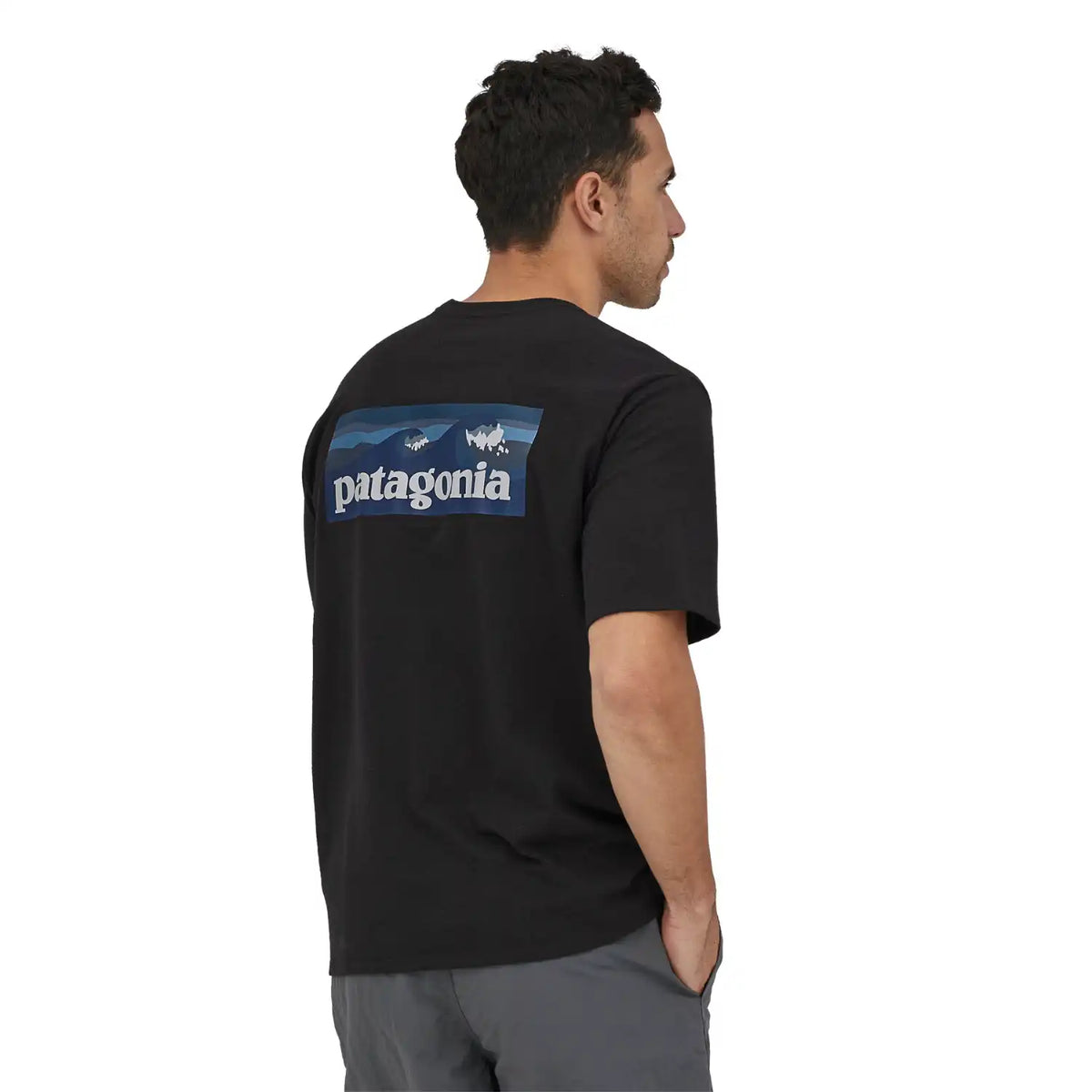Patagonia T-paidat Boardshort Logo Pocket Responsibili-Tee Men&#39;s Treeline Outdoors