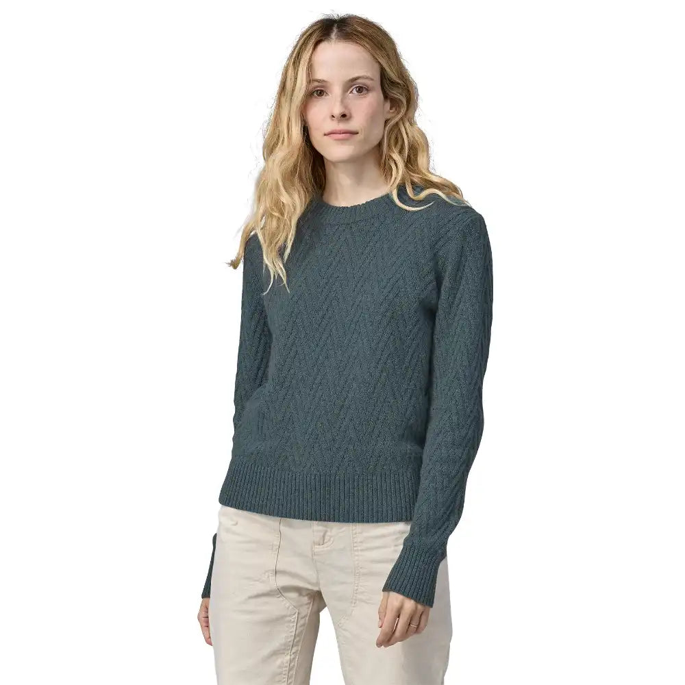 Patagonia Villapaidat Recycled Wool Crewneck Sweater Women&#39;s Treeline Outdoors