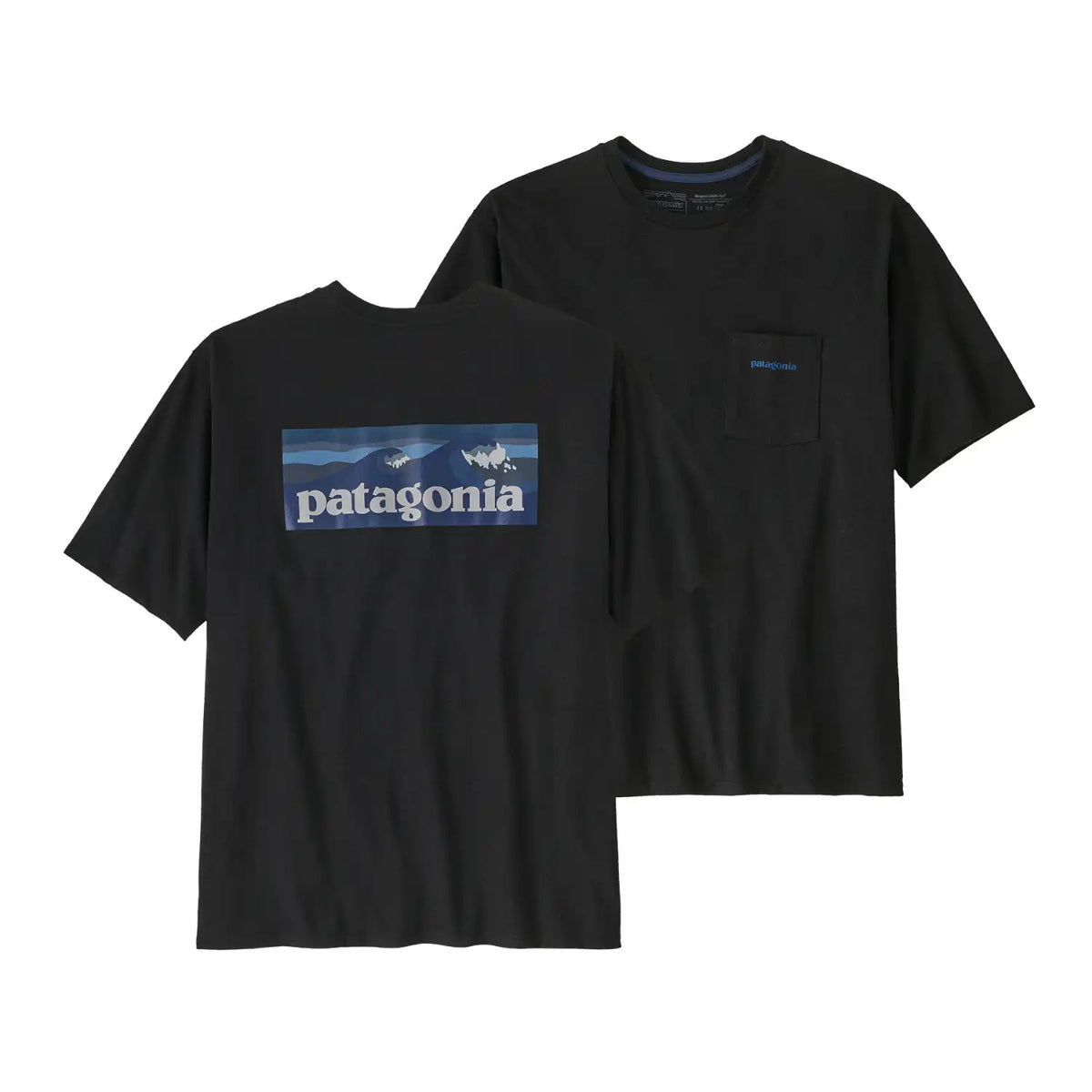 Patagonia T-paidat Boardshort Logo Pocket Responsibili-Tee Men&#39;s Treeline Outdoors