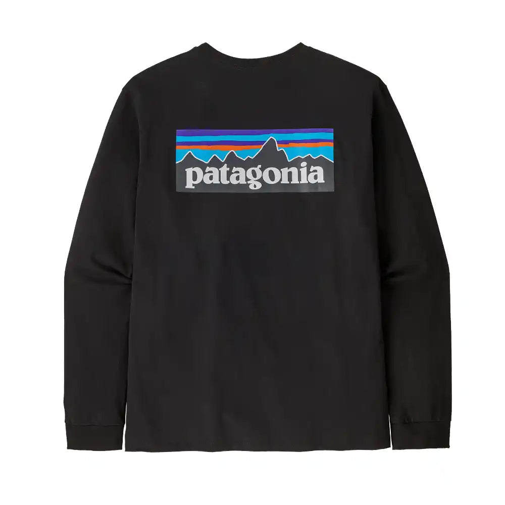 Patagonia Pitkähihaiset paidat Long-Sleeved P-6 Logo Responsibili-Tee Men's Treeline Outdoors