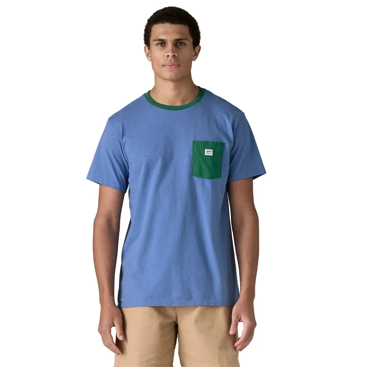 Patagonia T-paidat Shop Sticker Pocket Responsibili-Tee Treeline Outdoors