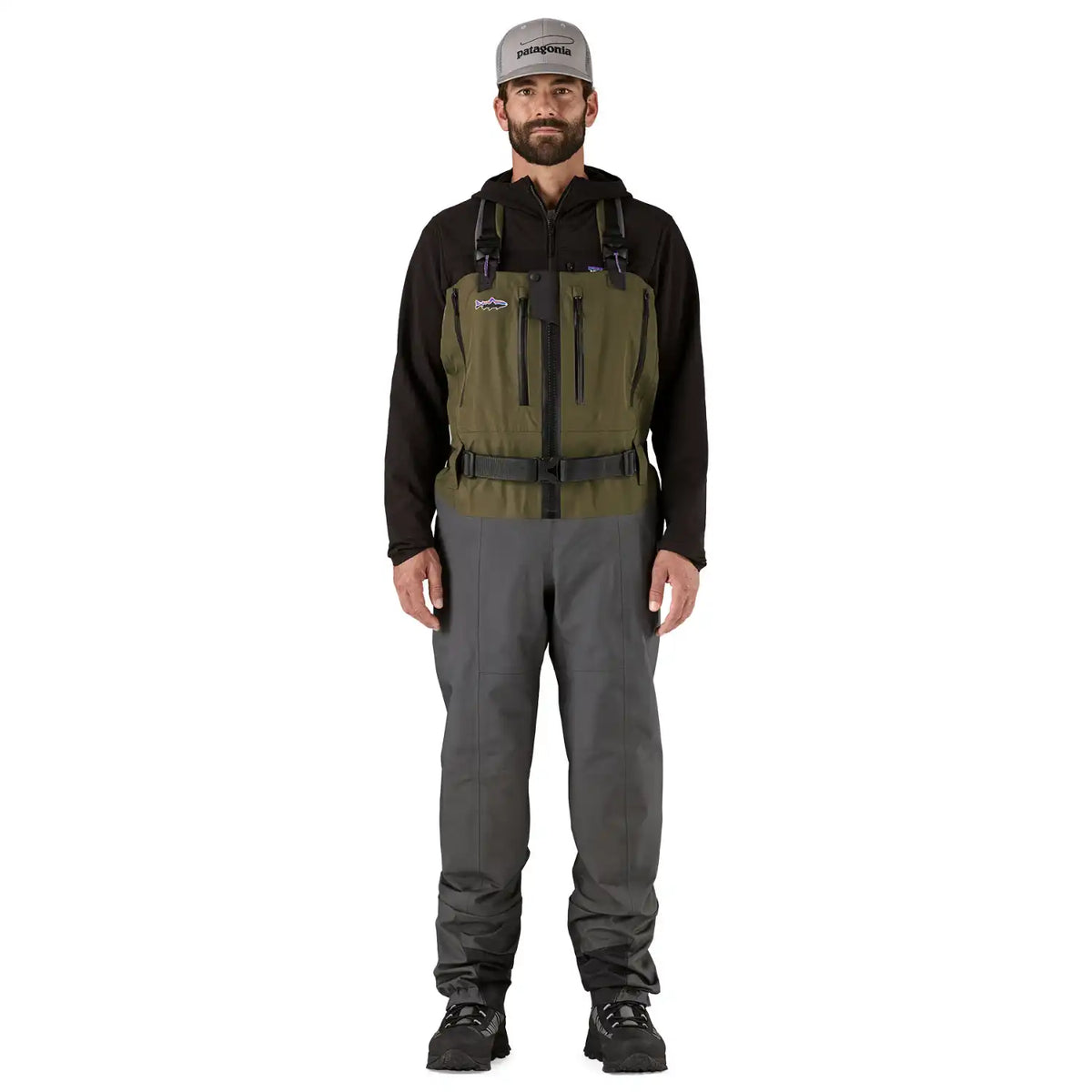 Patagonia Kahluuhousut Men&#39;s Swiftcurrent Expedition Zip-Front Waders Treeline Outdoors