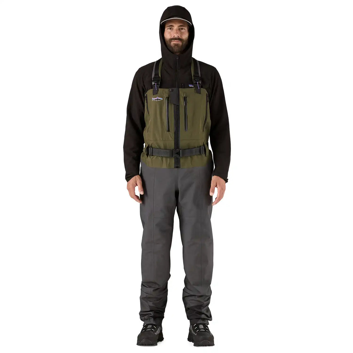 Patagonia Kahluuhousut Men&#39;s Swiftcurrent Expedition Zip-Front Waders Treeline Outdoors