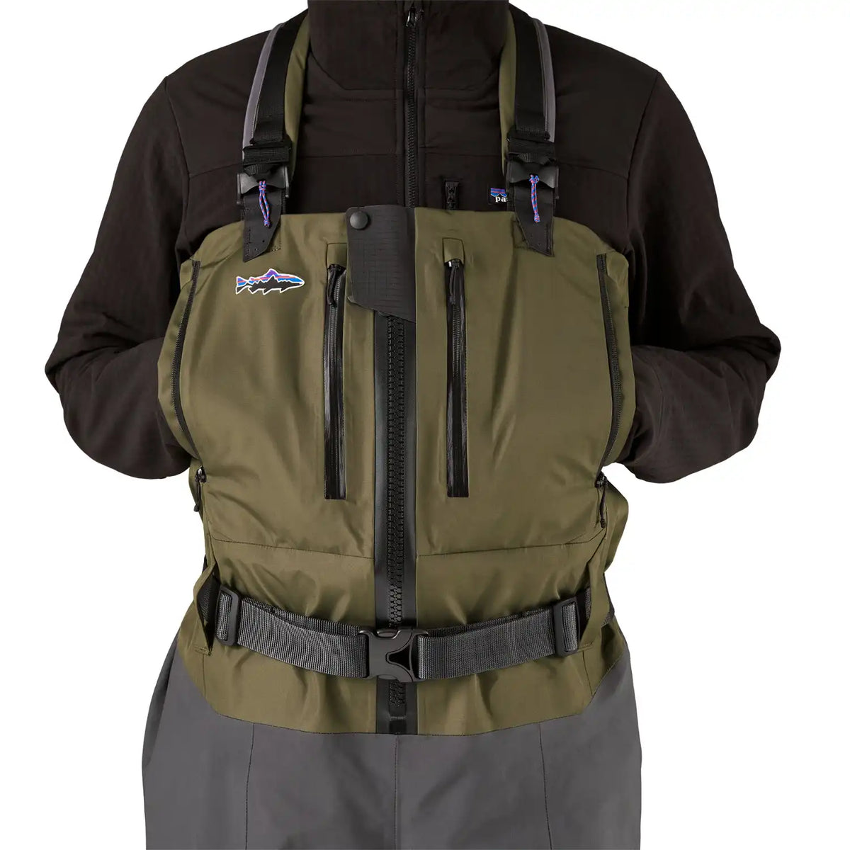 Patagonia Kahluuhousut Men&#39;s Swiftcurrent Expedition Zip-Front Waders Treeline Outdoors