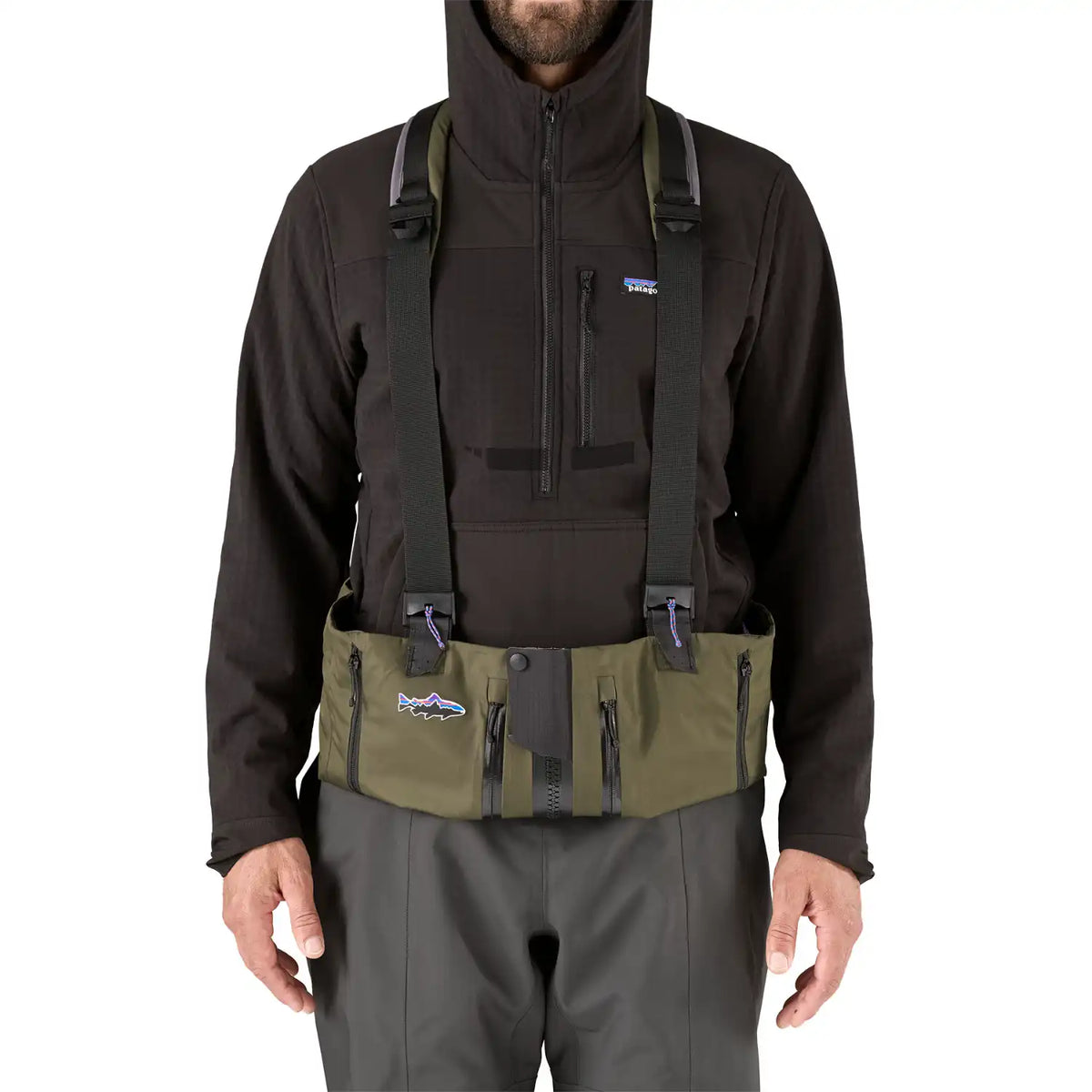 Patagonia Kahluuhousut Men&#39;s Swiftcurrent Expedition Zip-Front Waders Treeline Outdoors