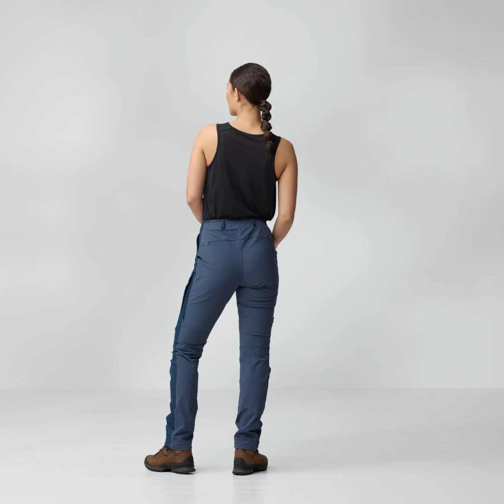 Fjällräven Ulkoiluhousut Abisko Hybrid Trail Trousers Women&#39;s Treeline Outdoors