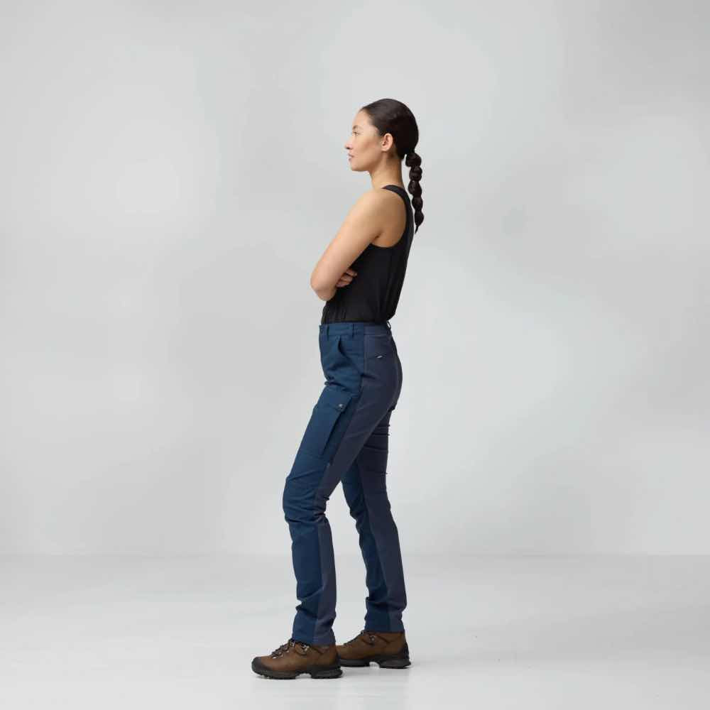 Fjällräven Ulkoiluhousut Abisko Hybrid Trail Trousers Women&#39;s Treeline Outdoors