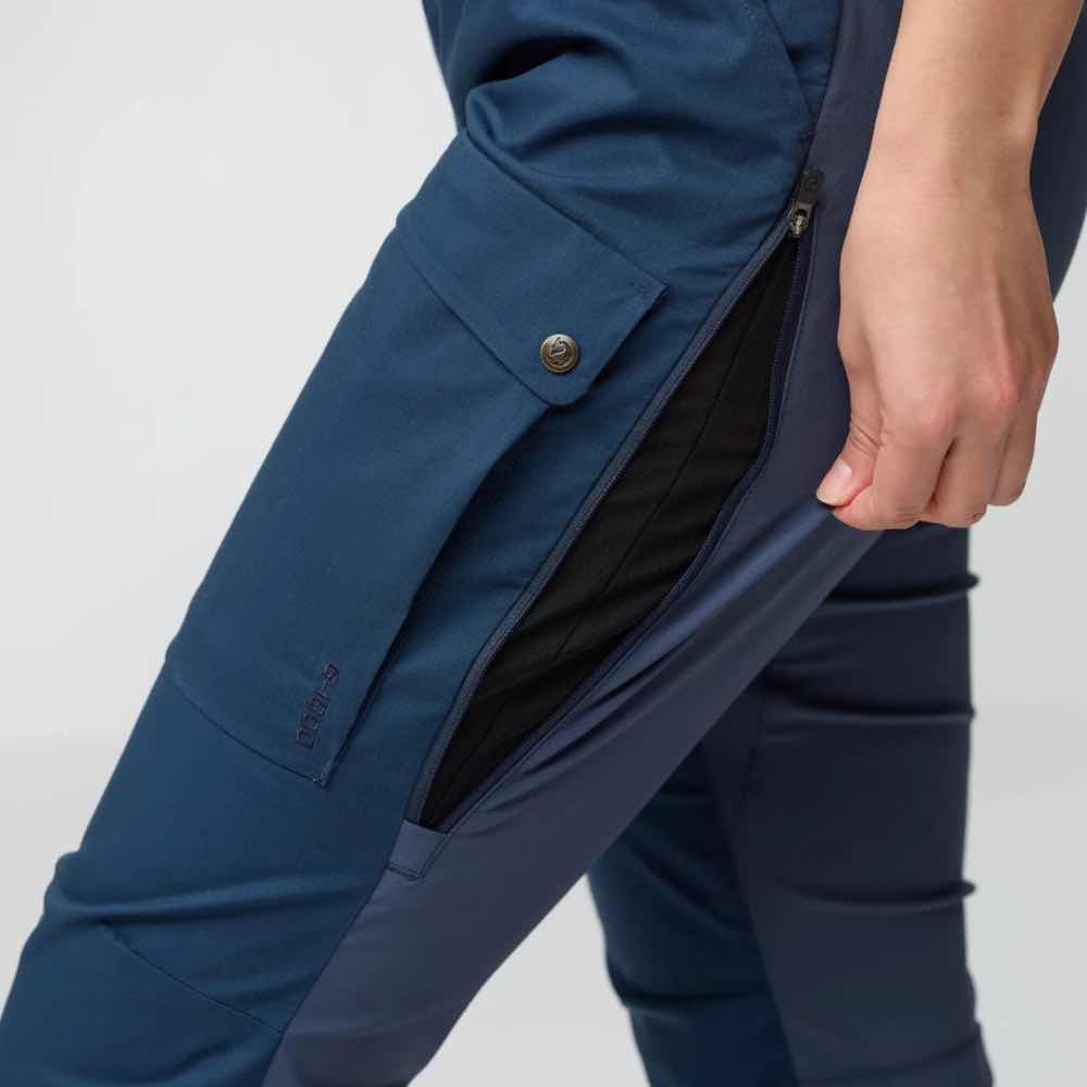 Fjällräven Ulkoiluhousut Abisko Hybrid Trail Trousers Women&#39;s Treeline Outdoors