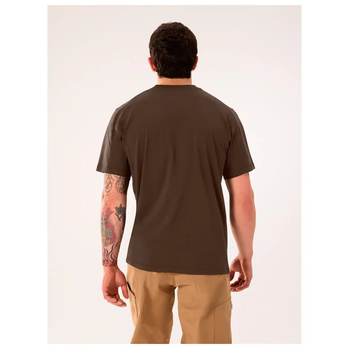 Arc&#39;teryx T-paidat Kragg SL Cotton Bird Word SS Men&#39;s Treeline Outdoors