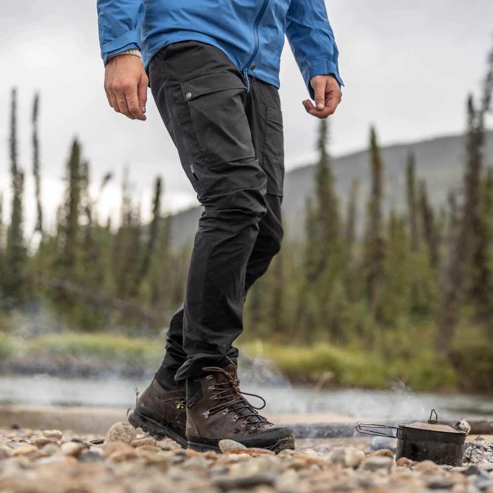 Fjällräven Ulkoiluhousut Abisko Hybrid Trail Trousers Men&#39;s Treeline Outdoors