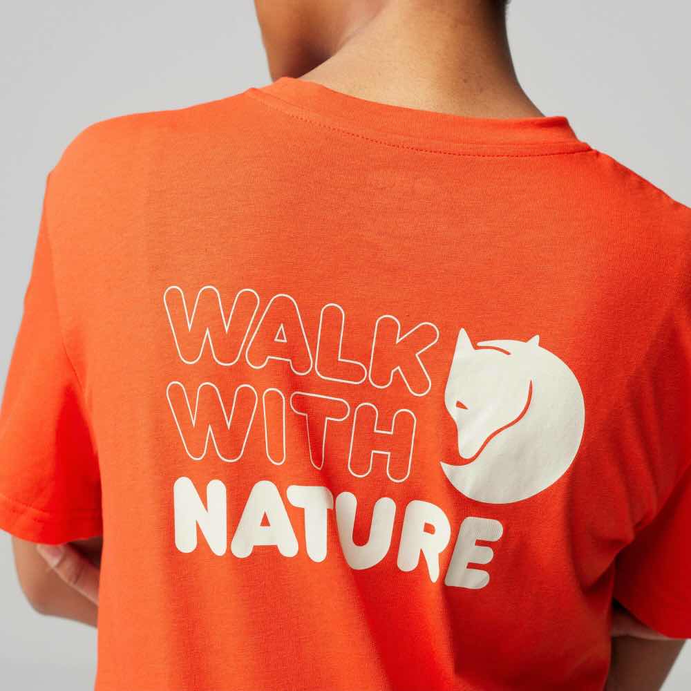 Fjällräven T-paidat Walk With Nature T-shirt W Treeline Outdoors