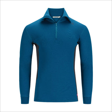 WarmWool Polo w/Zip Men's