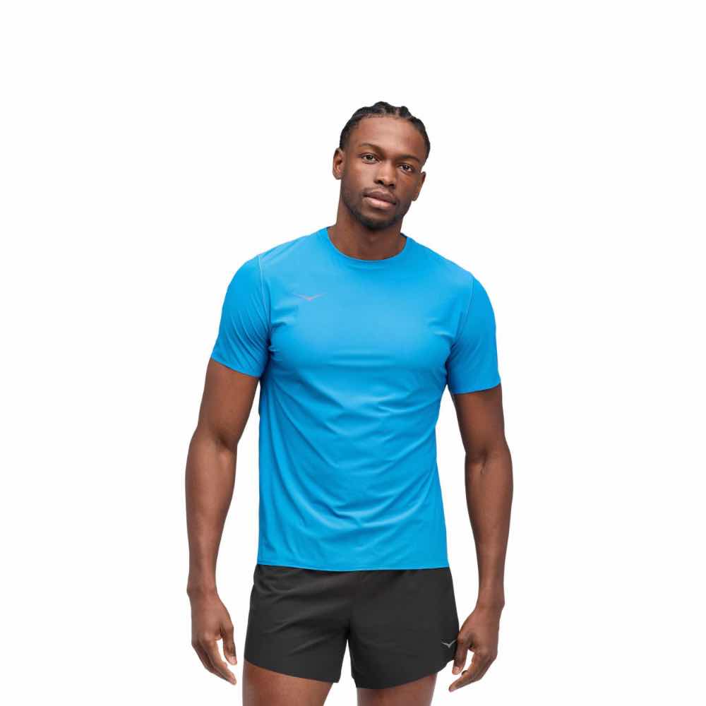 Hoka T-paidat Airolite Run Short Sleeve T-Shirt Men&#39;s Treeline Outdoors