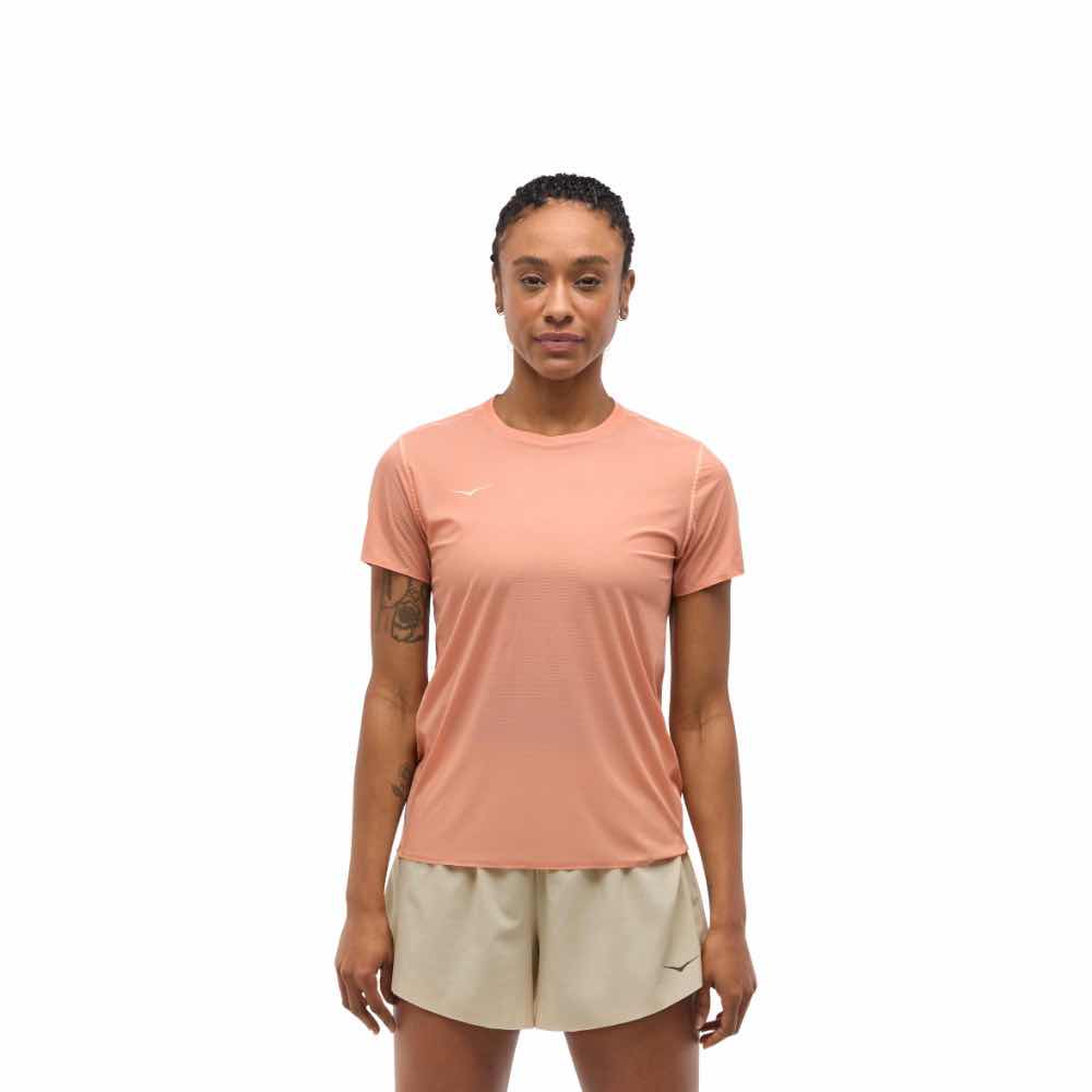 Hoka T-paidat Airolite Run Short Sleeve T-shirt Women&#39;s Treeline Outdoors