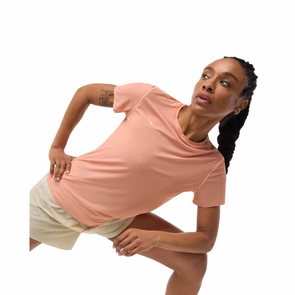 Hoka T-paidat Airolite Run Short Sleeve T-shirt Women&#39;s Treeline Outdoors