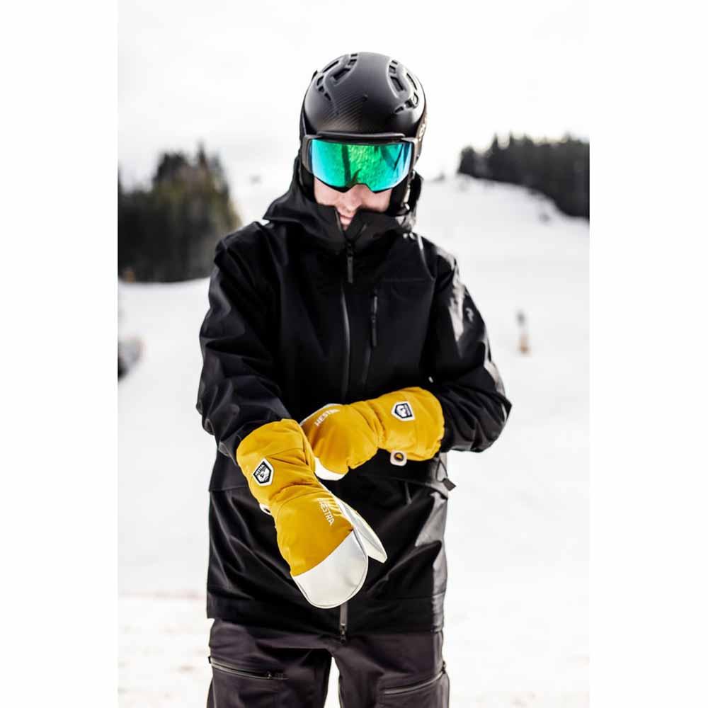 Hestra Käsineet Army Leather Heli Ski Mitt Treeline Outdoors