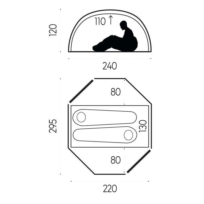 Fjällräven Kupoliteltat Abisko View 2 Treeline Outdoors