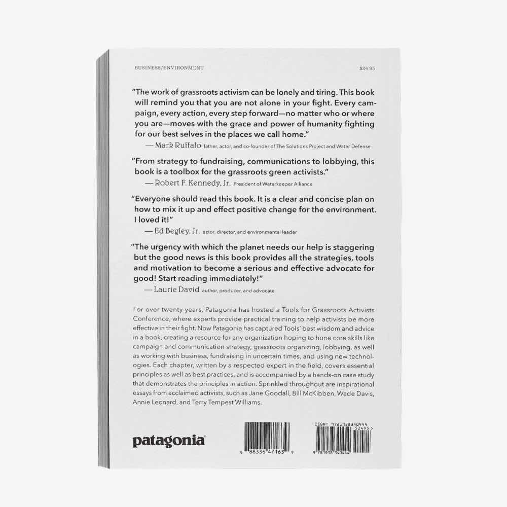 Patagonia Kirjat Tools For Grassroots Activists Treeline Outdoors
