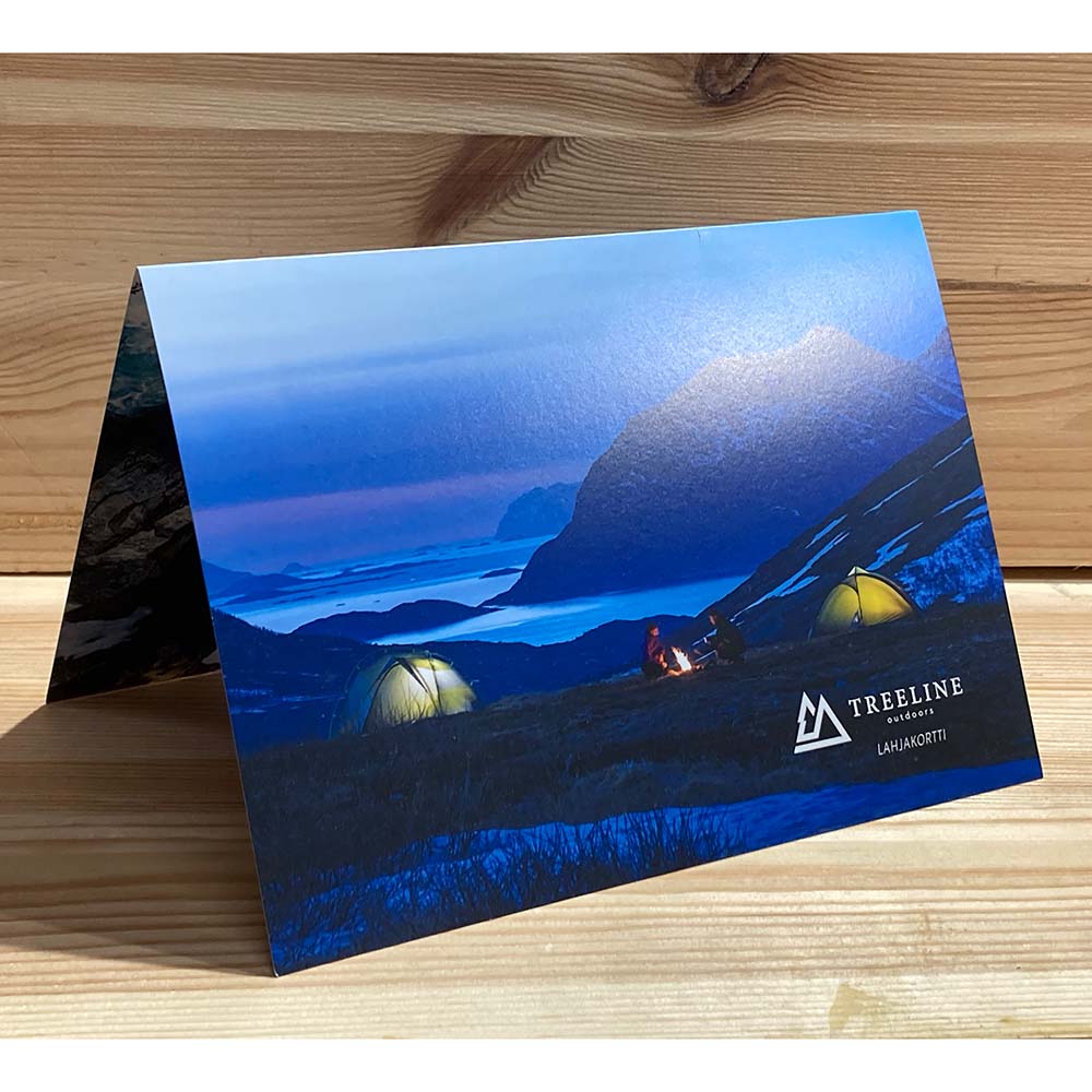 Treeline Outdoors Gift Cards Lahjakortti Treeline Outdoors