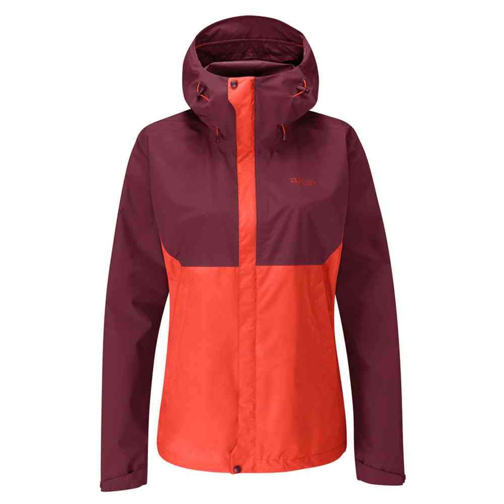 Rab Vedenpitävät kuoritakit Downpour Eco Waterproof Jacket Women&#39;s Treeline Outdoors