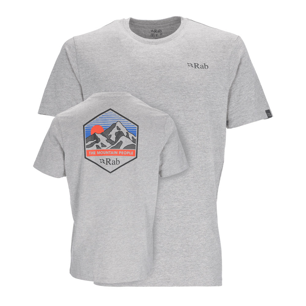 Rab T-paidat Stance Mountain Peak Tee Men&#39;s Treeline Outdoors