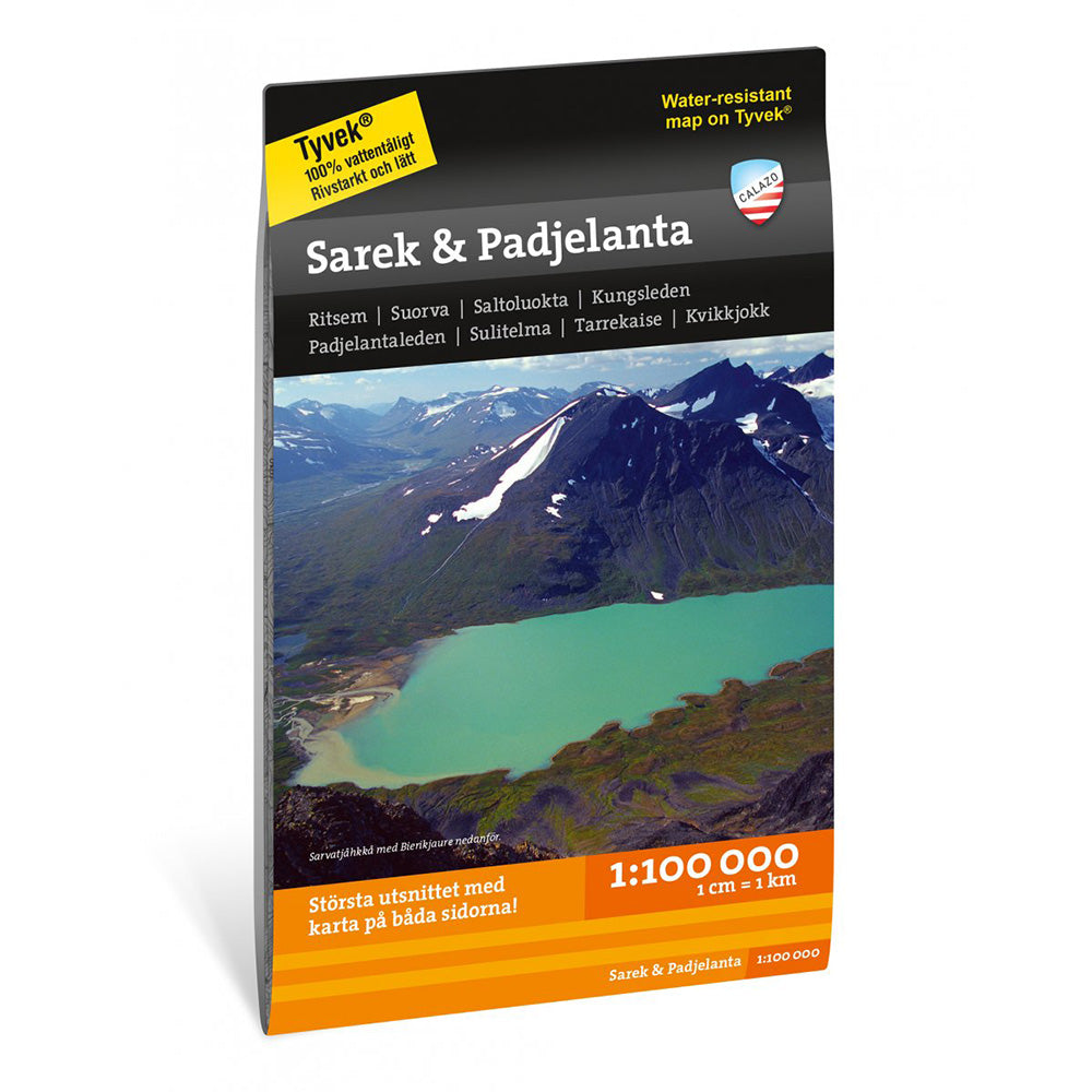 Calazo Kartat Sarek &amp; Padjelanta Treeline Outdoors